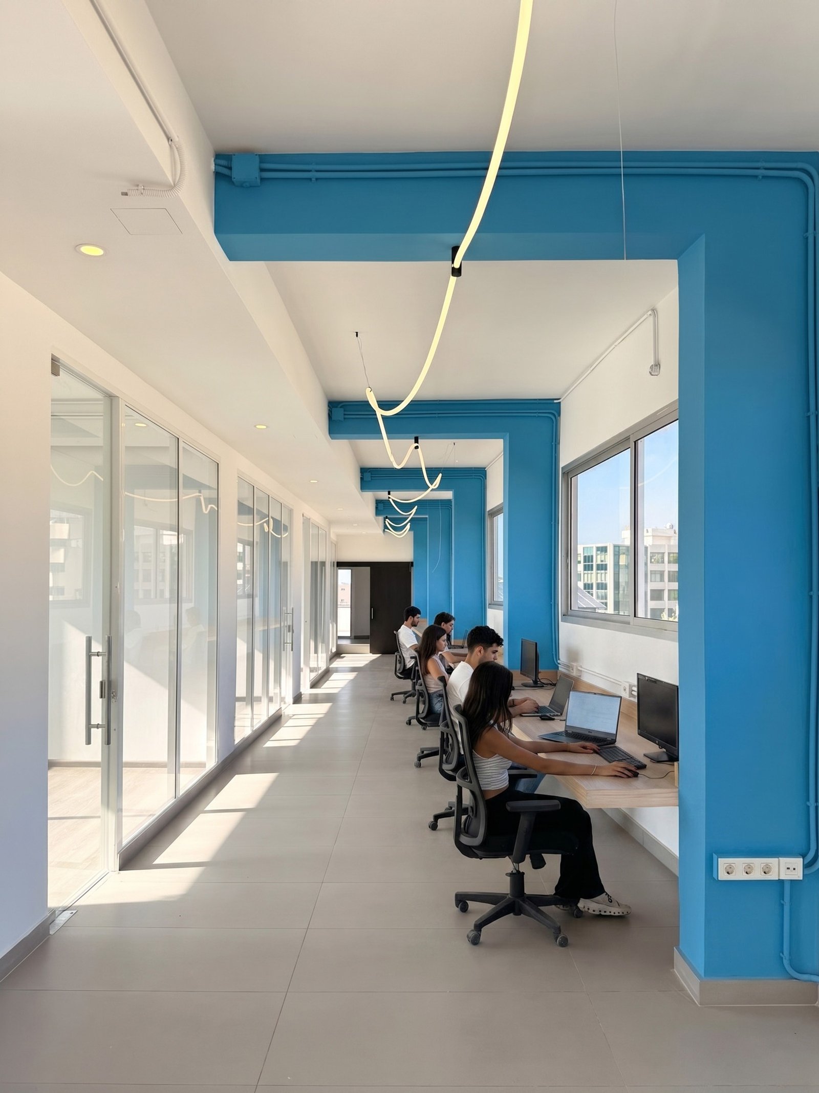 Coworking floor
