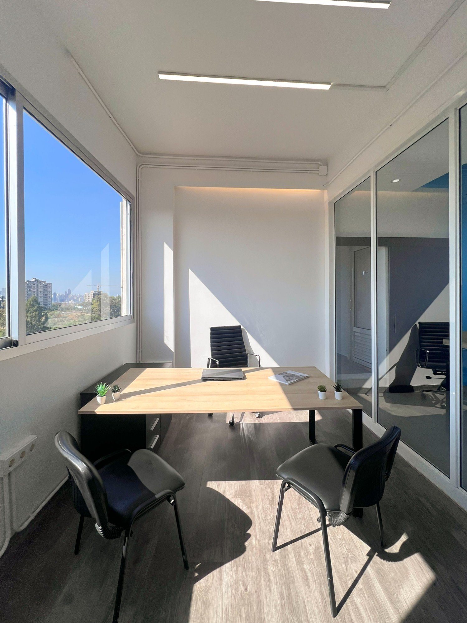 Inside the private office